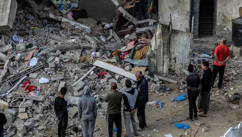 Gazze'de İsrail Saldırılarıyla Hayatını Kaybeden 13 Filistinli