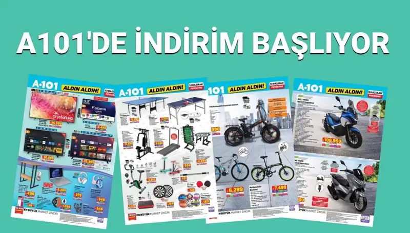 A101 12 Haziran Aktüel Kataloğu ile Mutfak ve Spor Ürünlerinde İndirim Fırtınası Yaşanıyor!