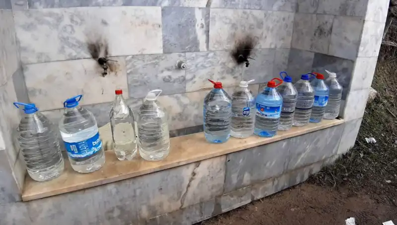 Şifalı Suyun Peşine Düşenler: Kilometrelerce Yola Baş Koydular