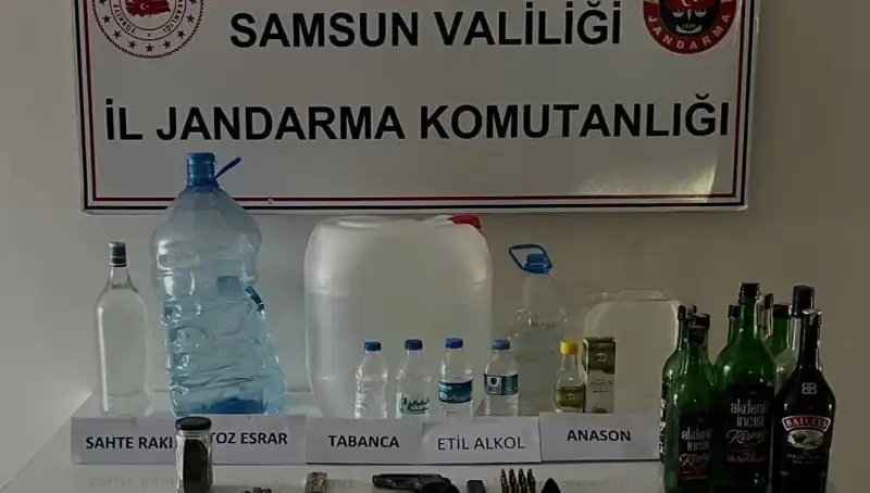 Samsun’da Uyuşturucu Dolu Bir Gece: Sahte İçki Operasyonu!