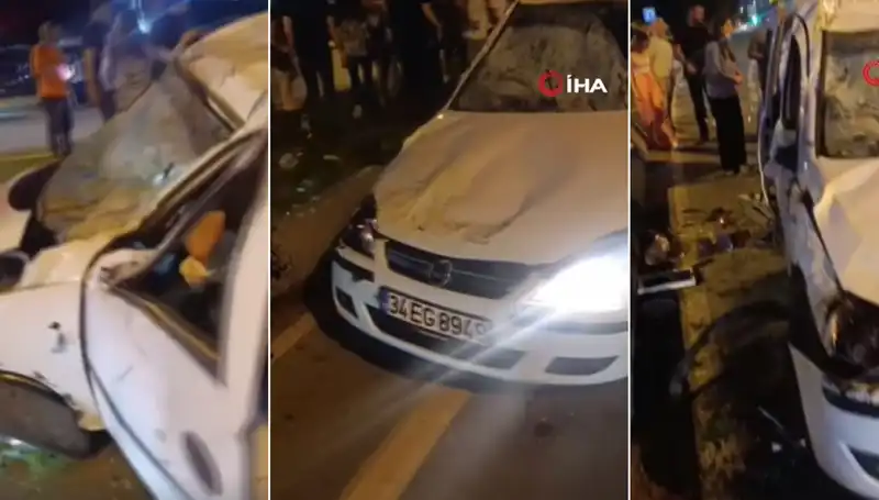 İstanbul Sahil Yolunda Şans Eseri Ucuz Atlatılan Kazanın Ayrıntıları