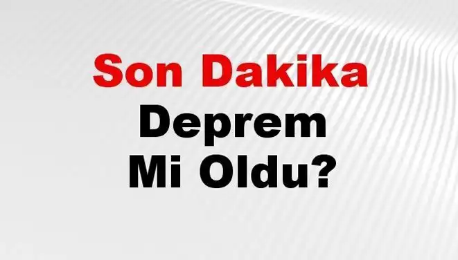 Hatay'da Deprem Mi Oldu? Son Gelişmeler Geldi!