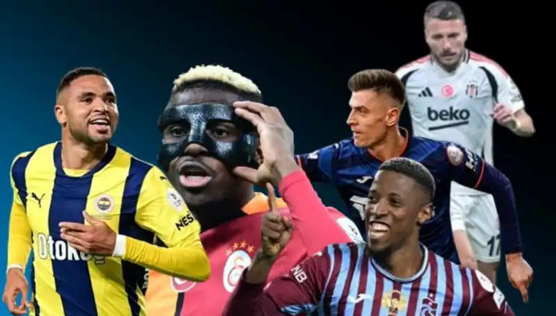 Süper Lig'de Gol Krallığı Yarışı: Osimhen, Banza ve En-Nesyri'nin Golleri