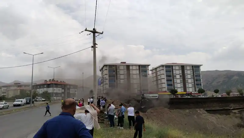 Bitlis’te Doğalgaz Hattında Patlama: Yerel Halk Tedirgin