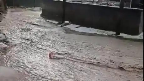 Sivas'ta Ani Sağanak ve Dolu Felaketi: Şehir Adeta Sular Altında Kaldı
