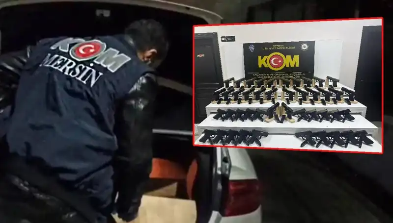 Mersin'de Otomobil Kılığında Silah Deposuna Operasyon Düzenlendi