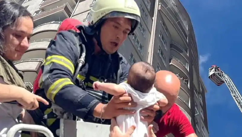 Kayseri'de 14 Katlı Binada Korkutan Yangın: Olayın Ayrıntıları