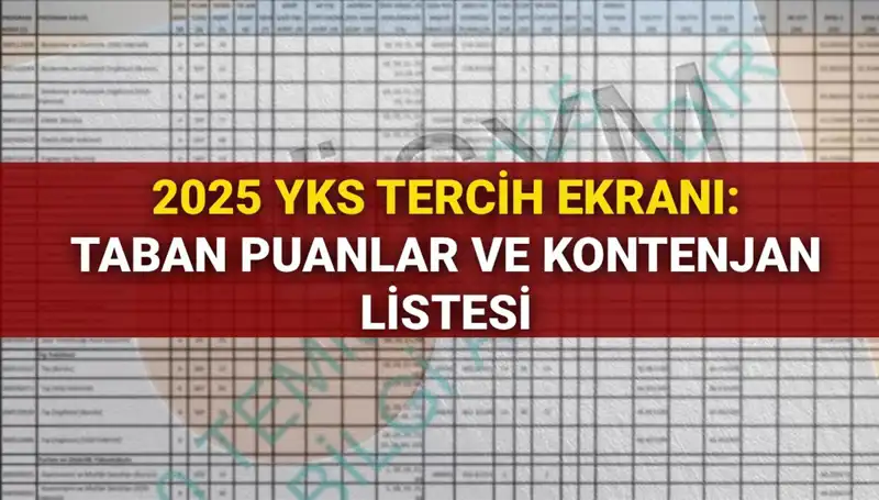 YKS Tercih Ekranı ÖSYM 2025: Üniversite Tercih Süreci Başlıyor!