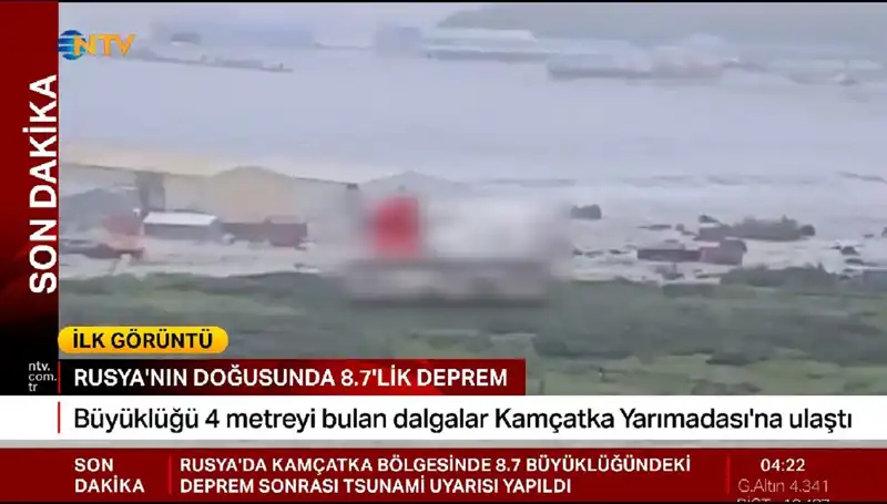 Kamçatka Kıyılarında İlk Tsunami Dalgaları: Acil Durum İlan Edildi