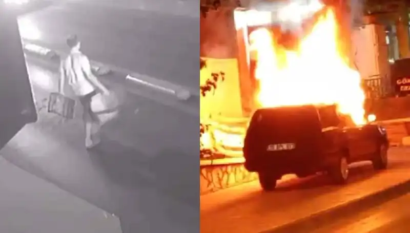 Boşanma Drama Dönüşünce: Eşinin Aracını Ateşe Veren Adam Yakalandı