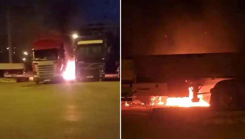 Park Halindeki Tırlara Gece Yarısı Saldırı: Eylemin Nedeni Nedir?