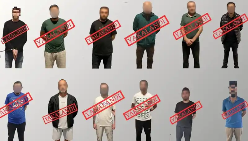 Ulusal Seviye Aranan 12 Kişi Kırmızı Bültenle Yakalandı: Detaylar Şok Edici