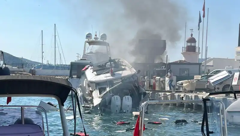 Bodrum'da Tekne Patlaması: Korkutan Olayda Yaralılar Var