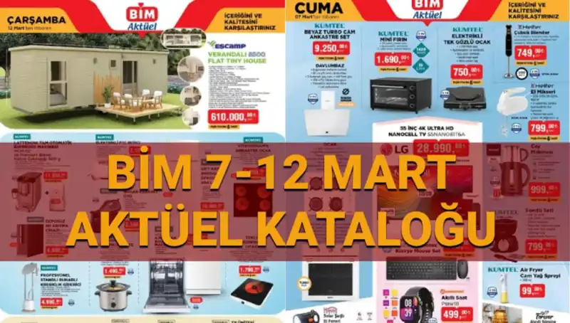 BİM Aktüel Kataloğu ile Alışverişte Dev Fırsatlar: 11-12 Mart Tarihleri