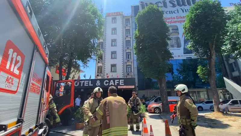 Fatih'teki Otel Yemekhanesinde Korkutan Yangın: Detaylar Ortaya Çıktı