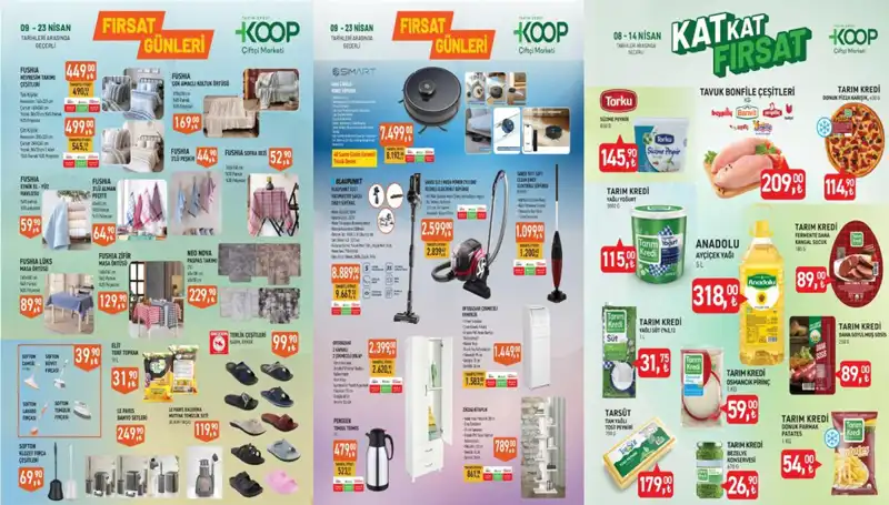 Tarım Kredi KOOP marketlerinde Nisan fırsatları! Dolap, ekmeklik, kitaplık ve termos satışta