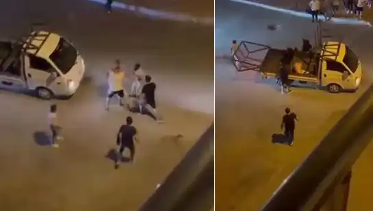 Bursa’da Taciz Şüphelisine Sokakta Vatandaşlardan Sert Tepki