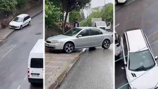 Otobüs Mazot Sızdırınca Büyük Kazalar Peş Peşe Geldi