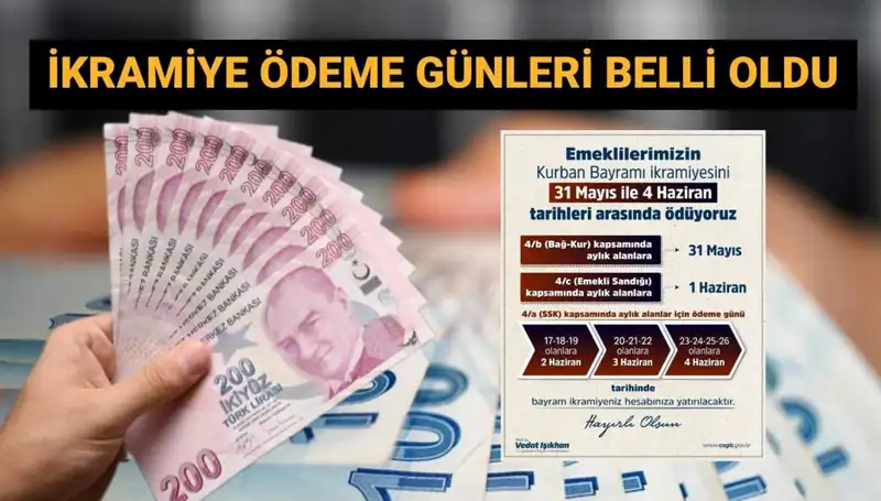 Emeklilere Bayram İkramiyesi Müjdesi: Hesaplar Yatıyor!