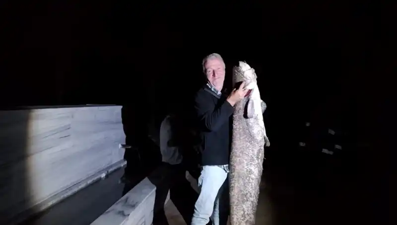 40 Kilo Ağırlığında Balık: Barajda Avlanan Dev Canlı Şaşırttı