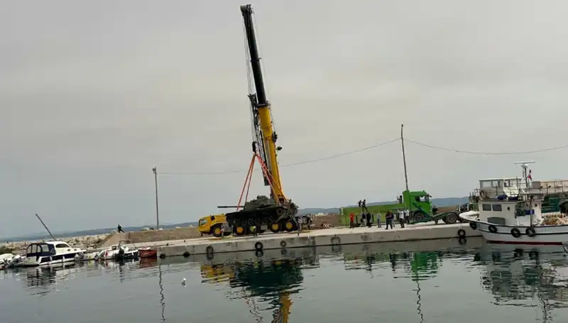 Saros Körfezi'nde Tarihi Bir Proje: Tank Batırma İşlemi Başlıyor!
